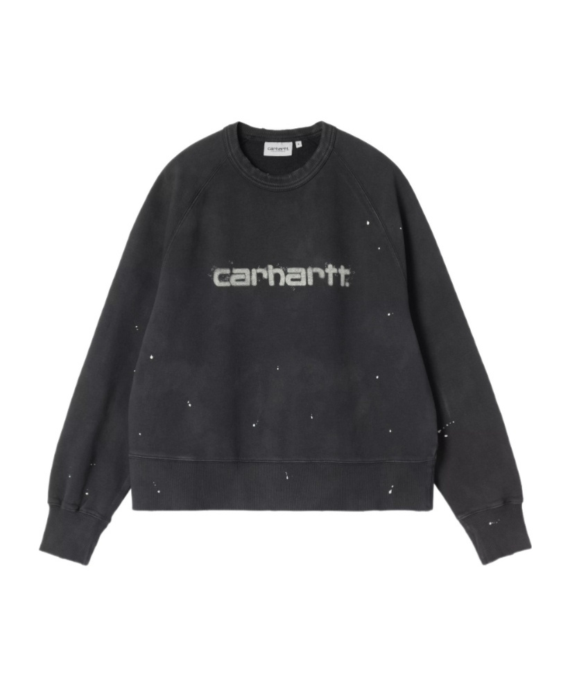 Carhartt Painter Logo-print Sweatshirt In Black