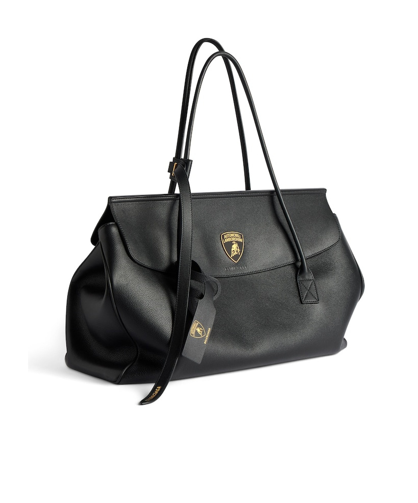 Balenciaga Women's Automobili Lamborghini Carrie Carry All Bag In Black