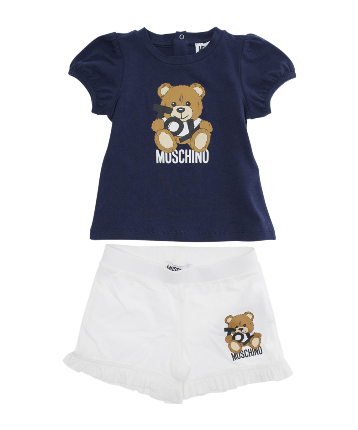Moschino T-shirt And Shorts Set In White