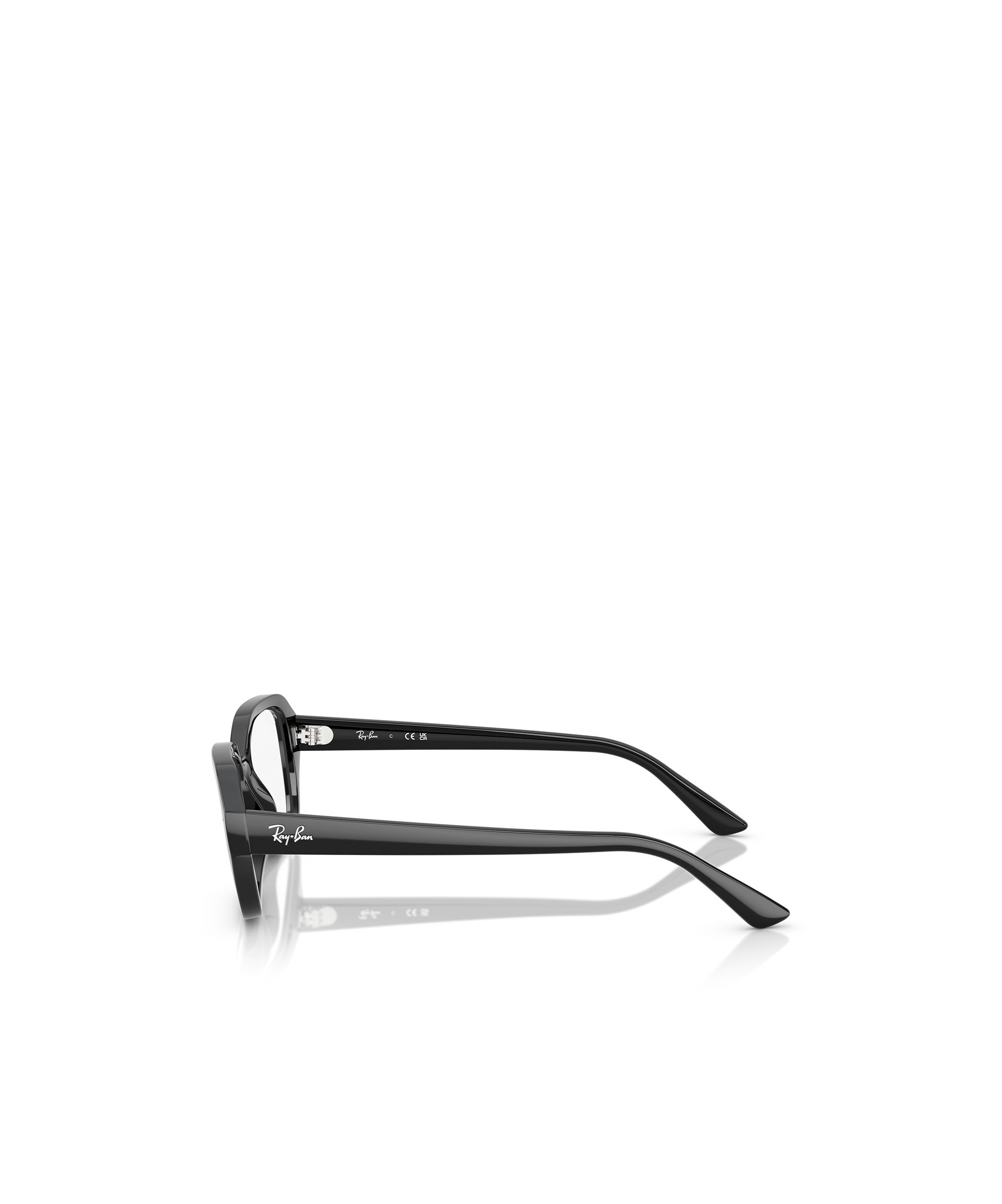 Ray Ban Full-frame Plain Mirror In Black