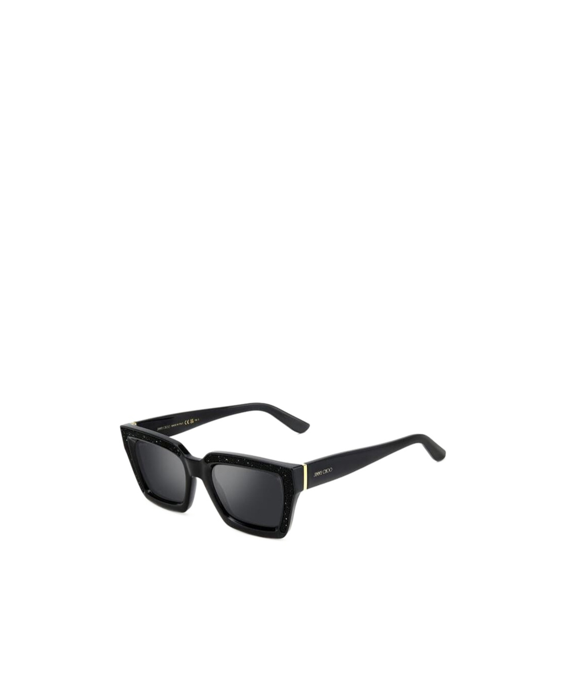 Jimmy Choo Megs/s Square-frame Sunglasses In Black