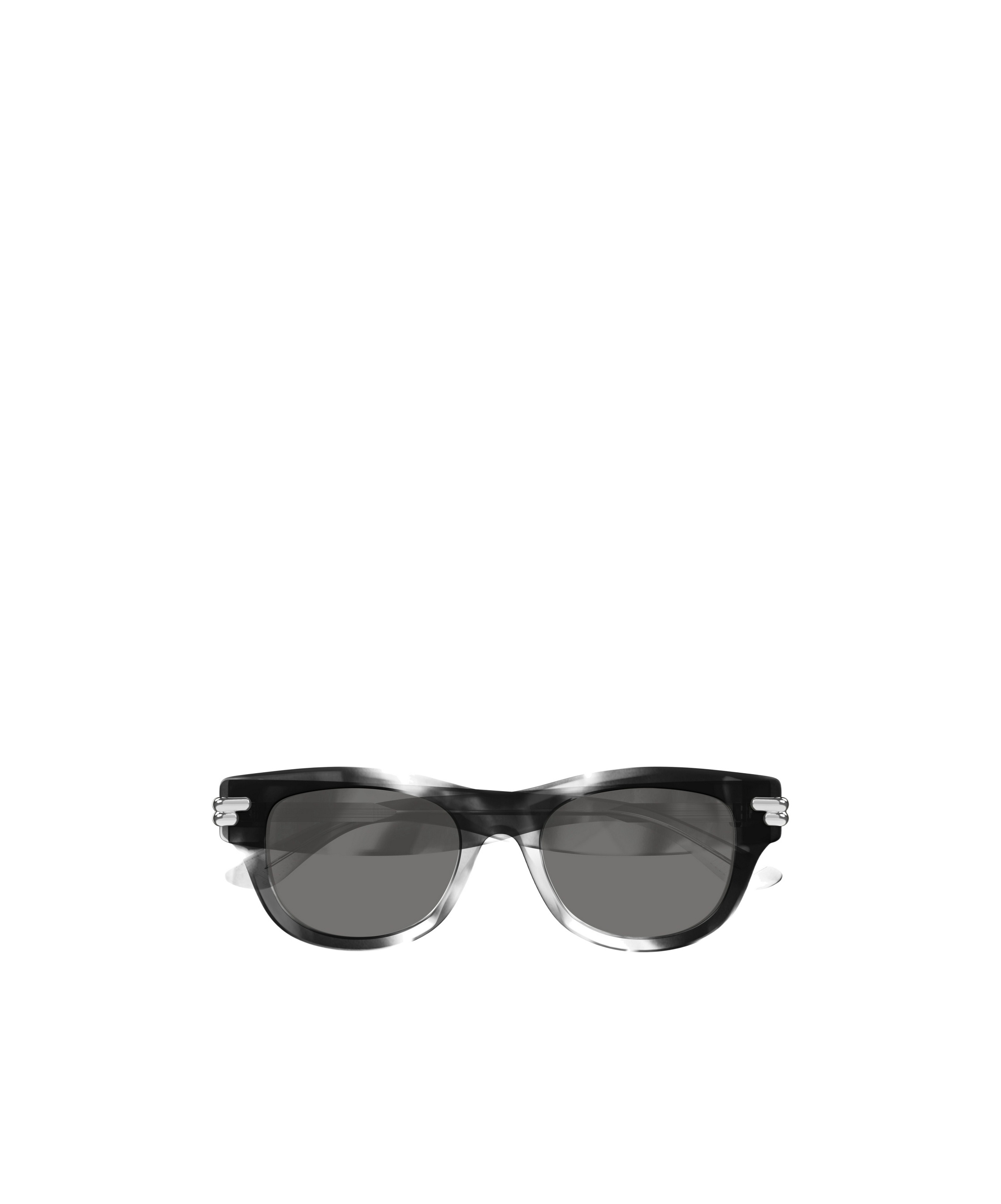 Bottega Veneta Logo Sunglasses In Gray