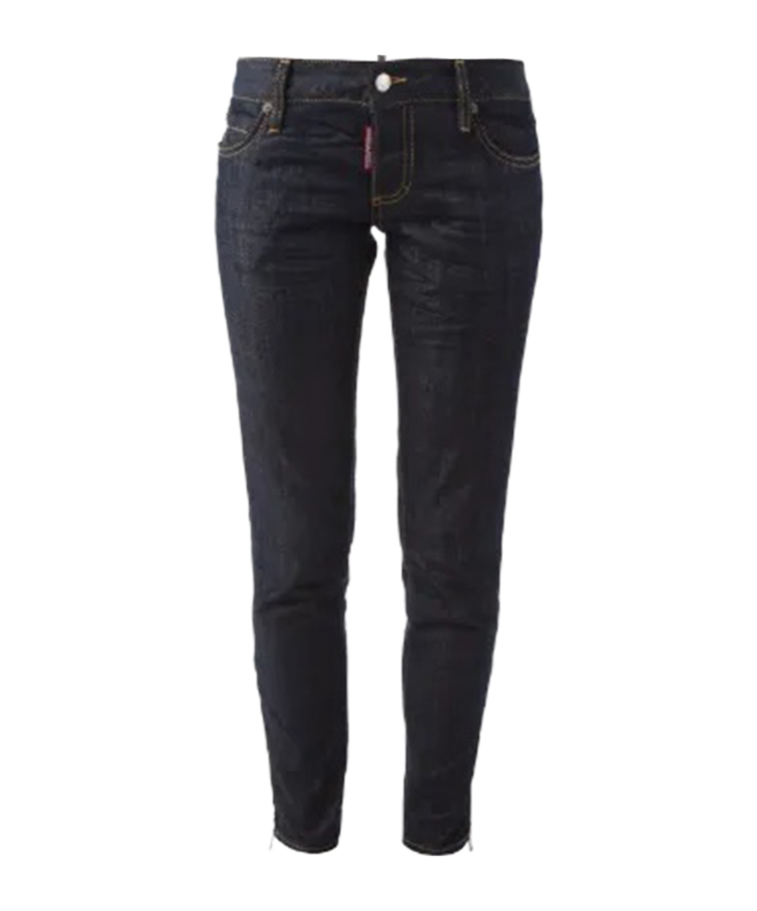 Dsquared2 Belt Loops Jeans In Blue