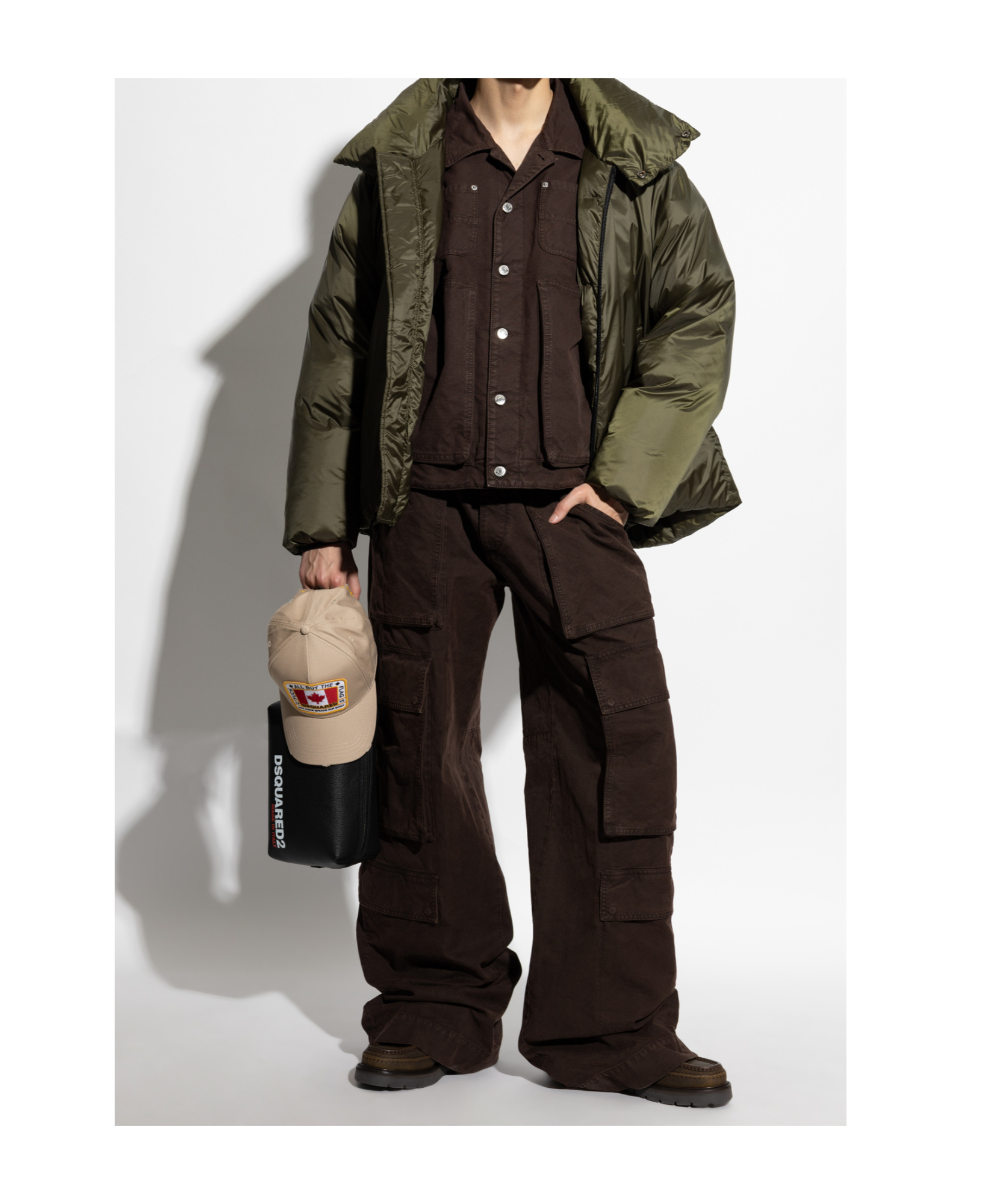 Dsquared2 Icon New Generation Cargo Trousers In Black