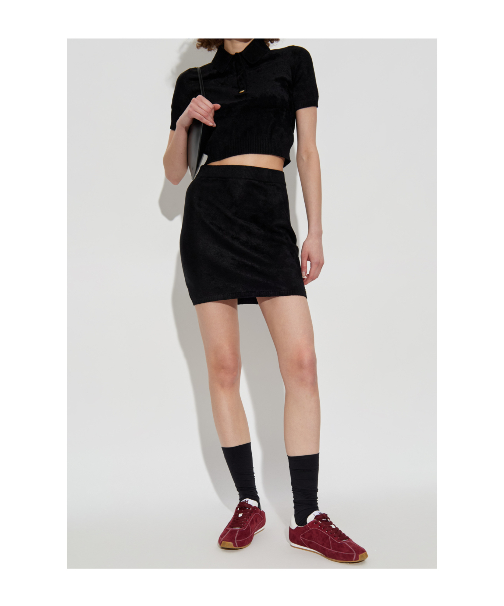 Amiri Short-sleeved Polo Shirt In Black