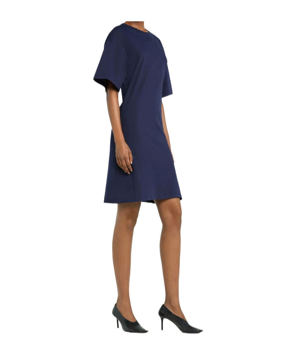 Courrèges Mini Dress Ac Cotton In Black
