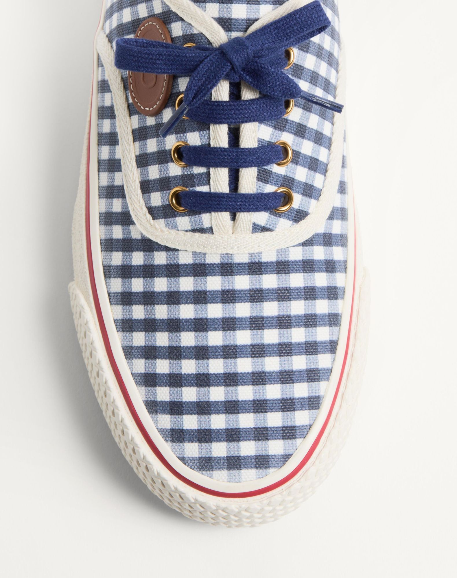 Valentino Garavani Printed Canvas Nojoke Sneakers In Blue