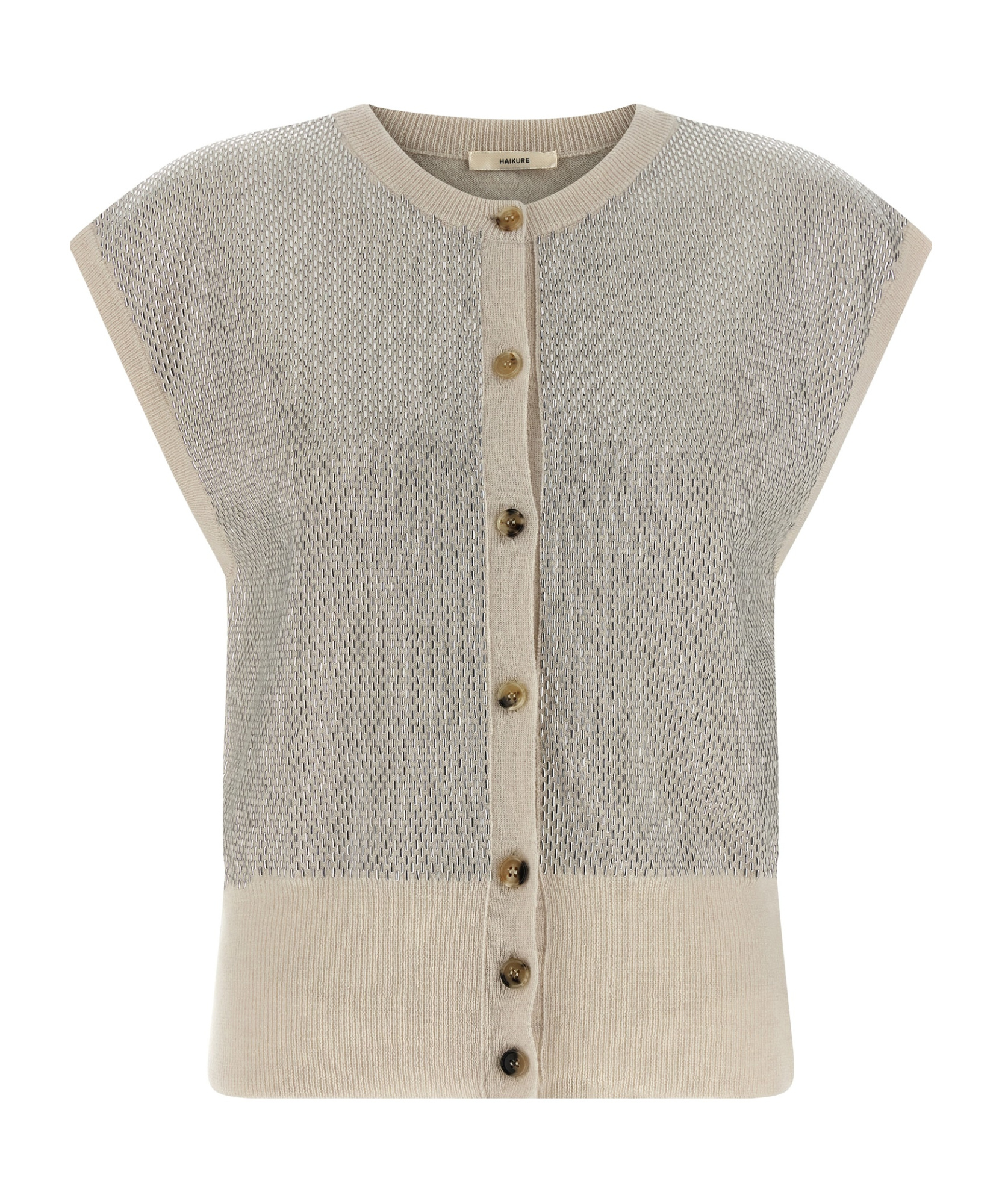 Haikure Kirby Gilet Beige In Brown