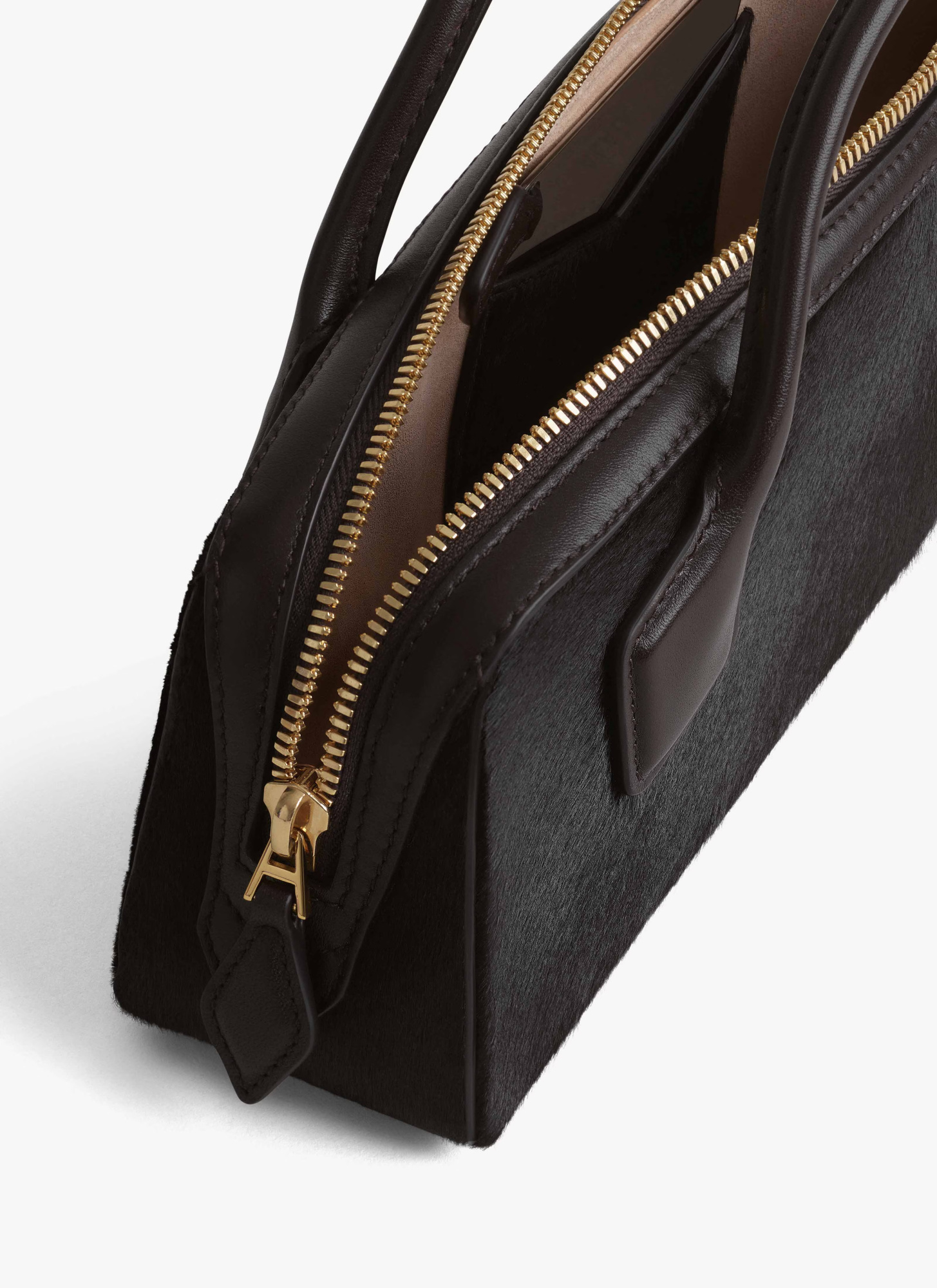 Alaïa Le Teckel Clutch In Haircalf In Black
