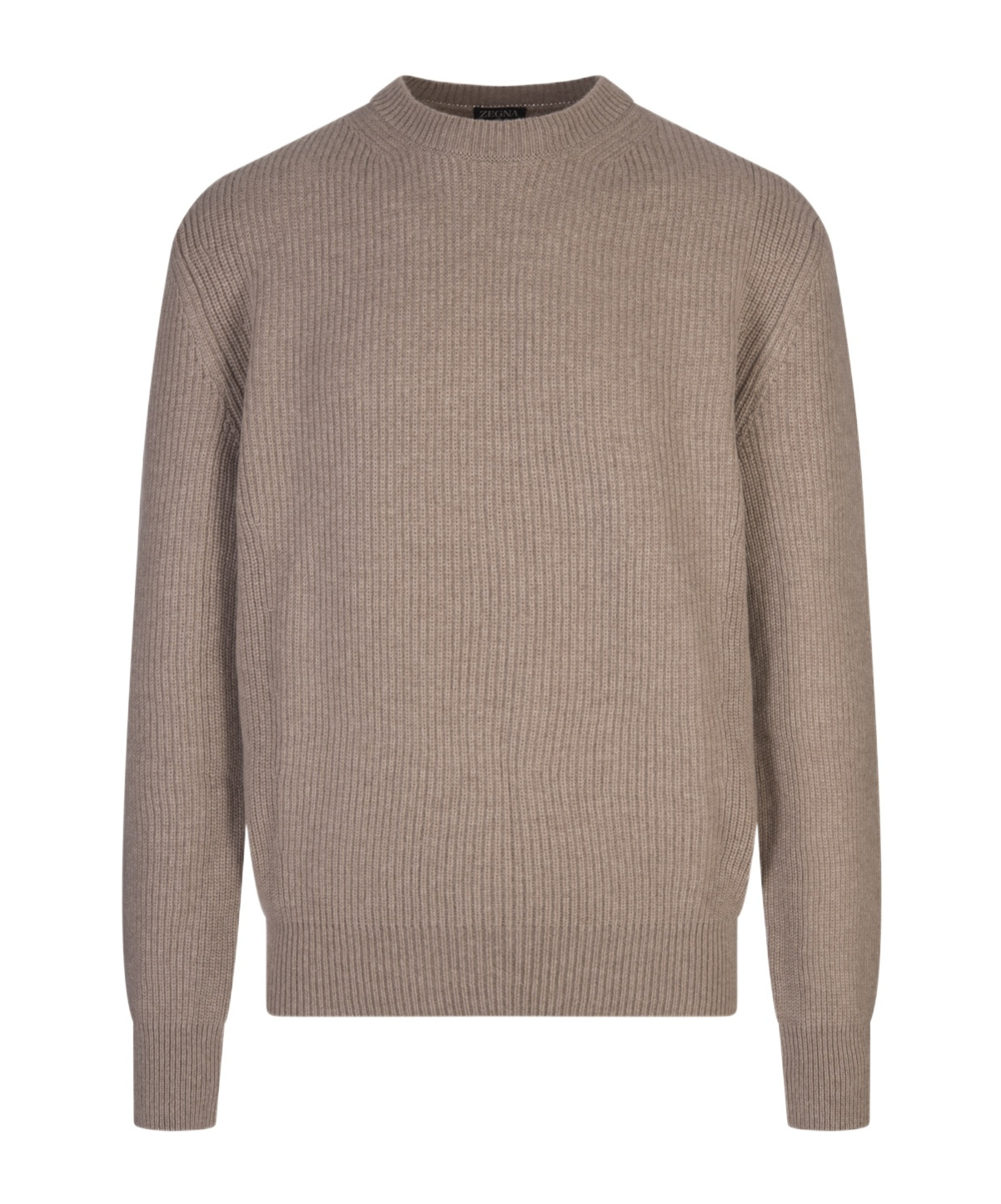 Zegna Wool Cashmere Sweater In Gray