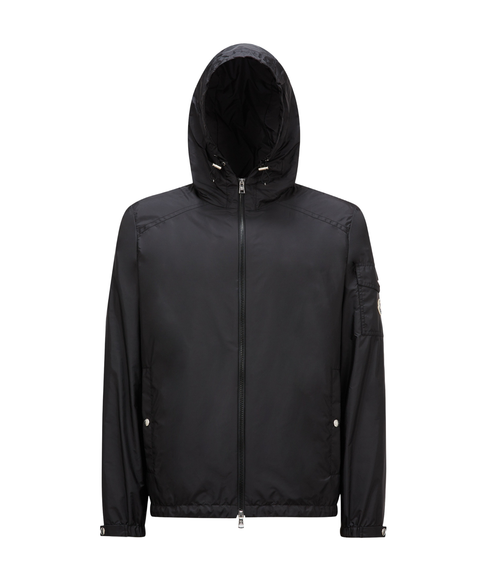 Moncler Lightweight Water-proof Jacket In Black