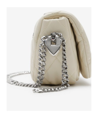 Burberry Shield Lock Shoulder Bag In Nude