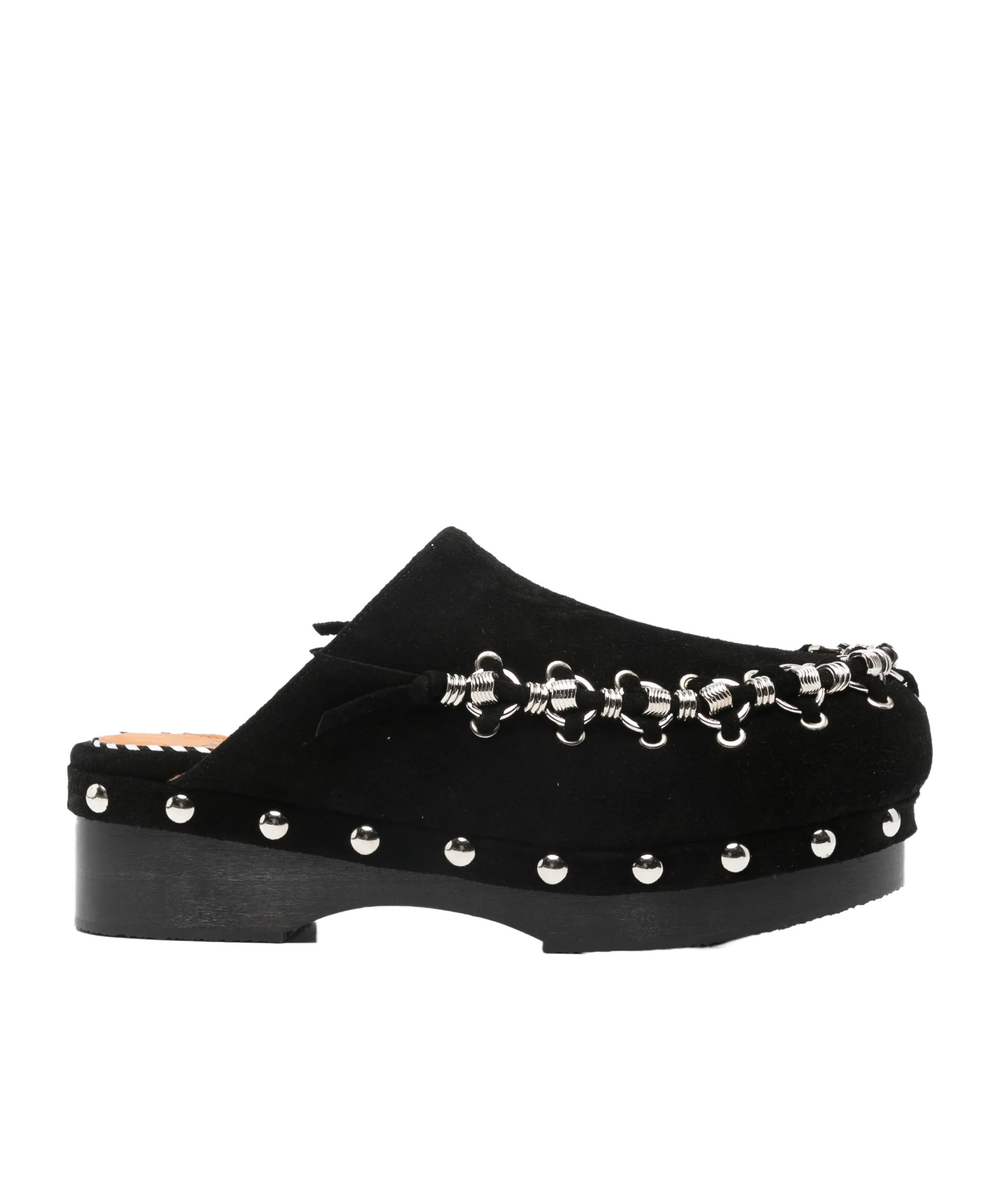 Toga Round-toe Mules In Black