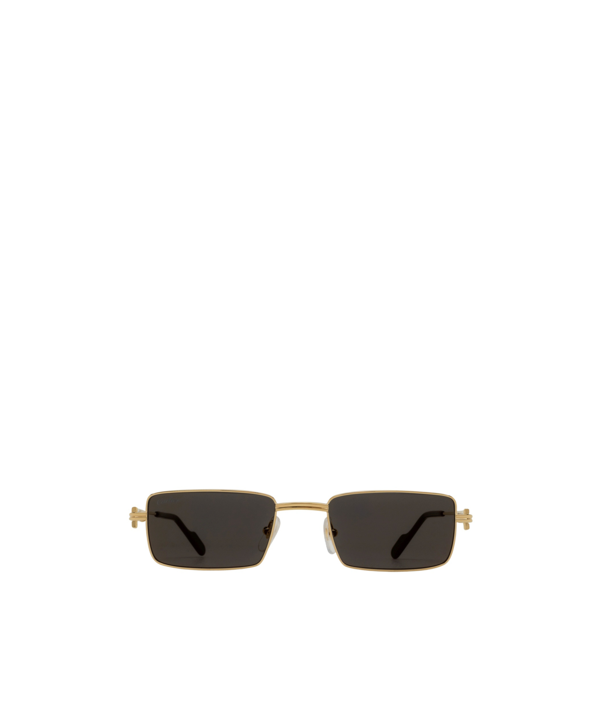 Cartier Rectangular Frame Sunglasses In Green