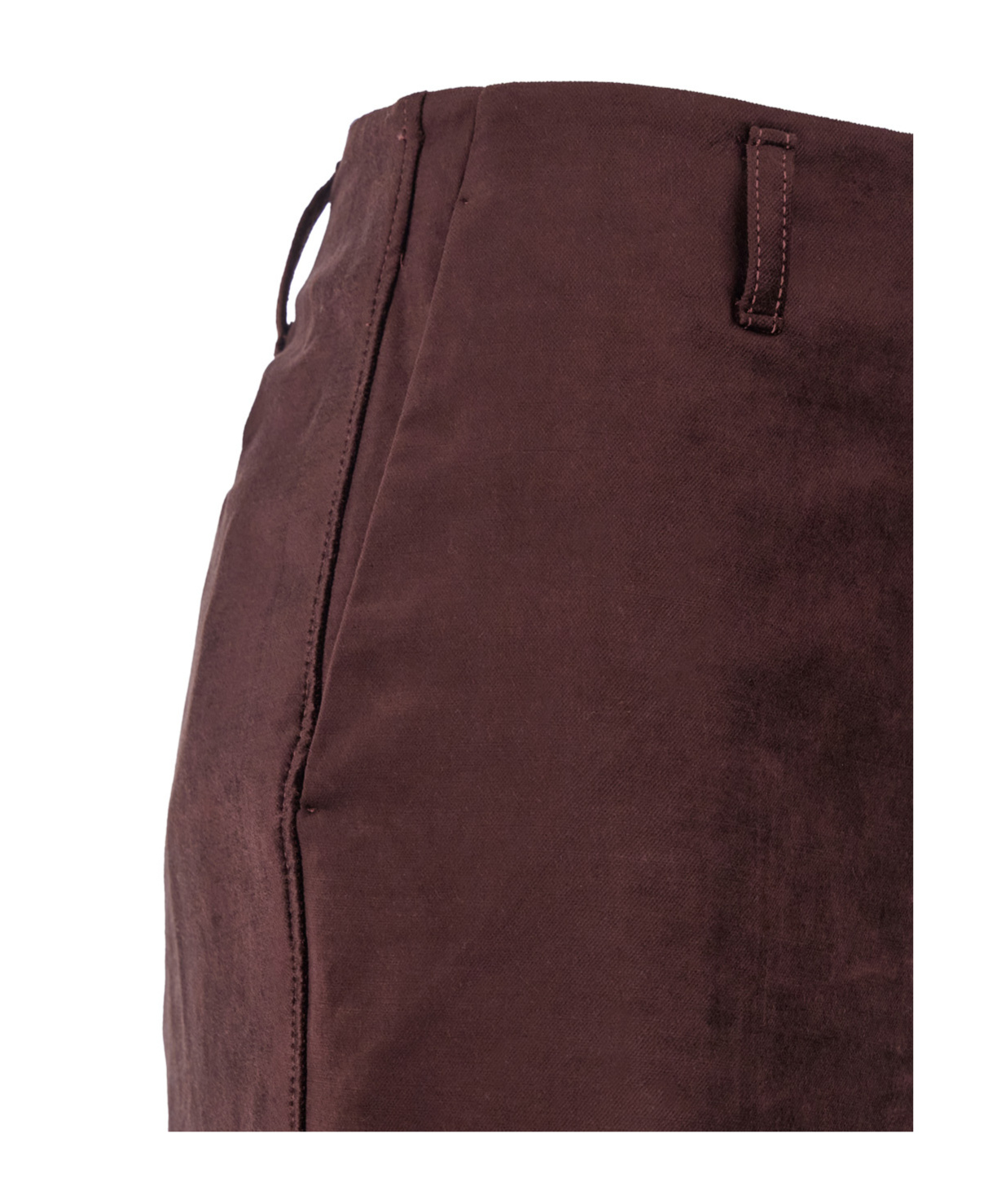 Shop Forte Forte Cotton Viscose Stretch Velvet Trumpet Shaped Pants