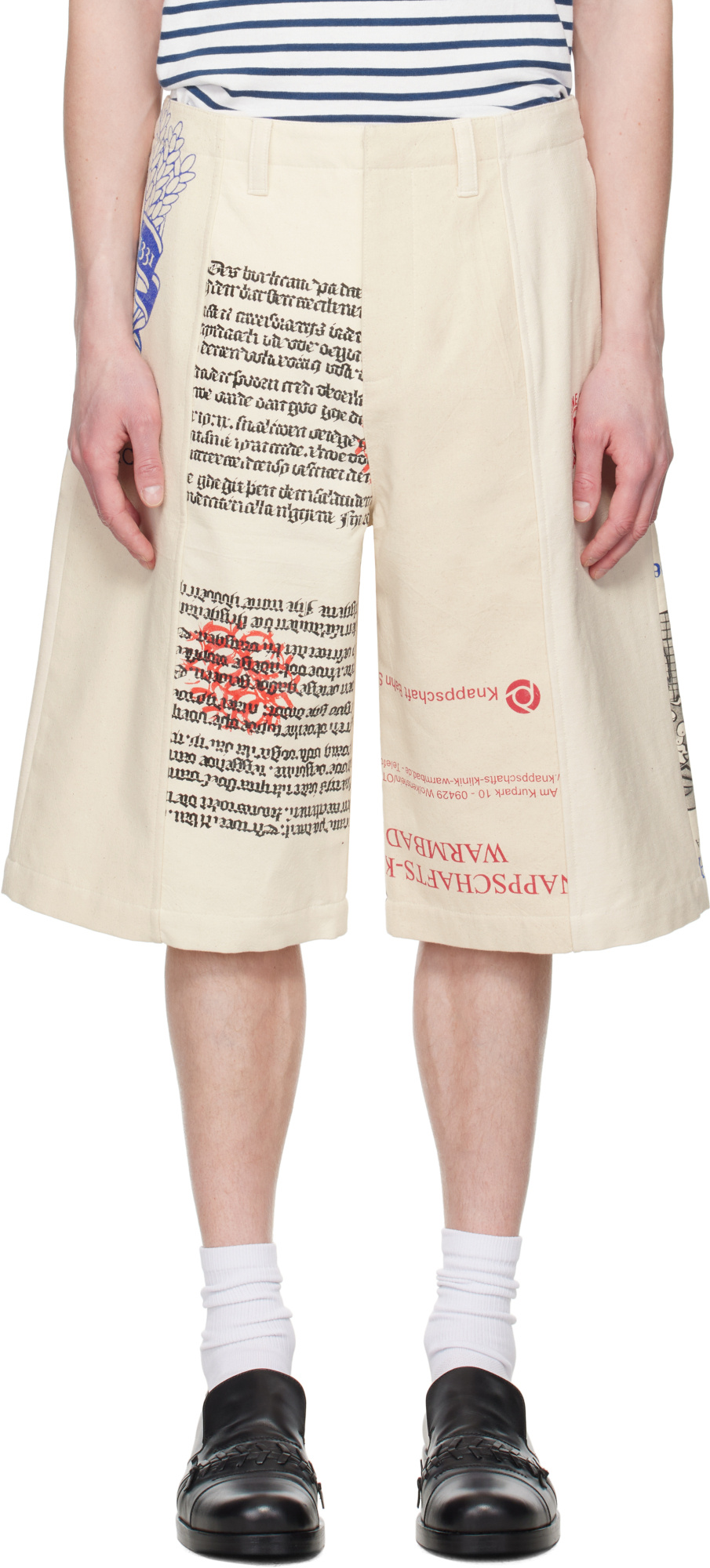 Marine Serre Belt Loop Shorts
