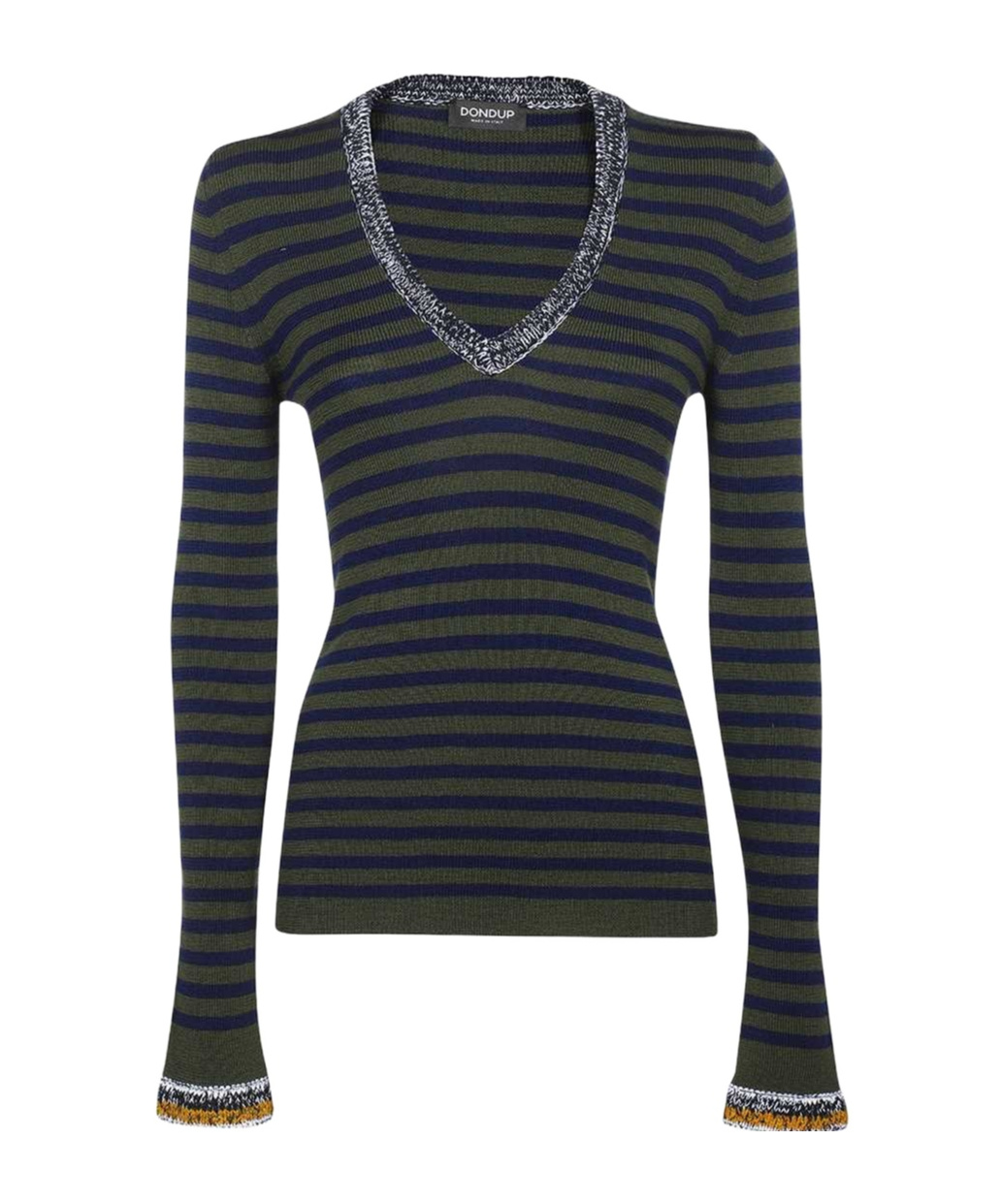 Dondup Mohair-wool Sweater In Black