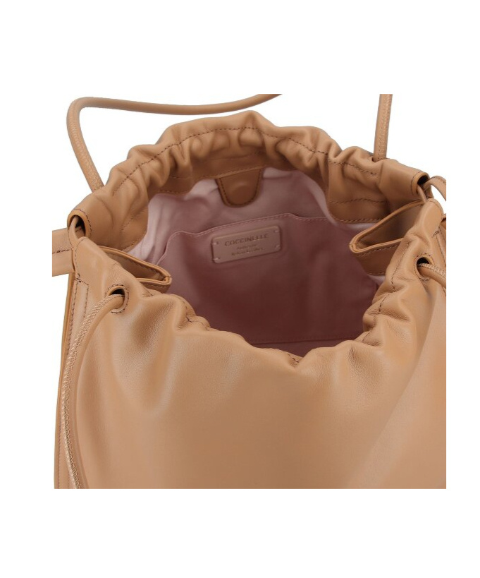Shop Coccinelle Logo-embossed Tote Bag In Brown