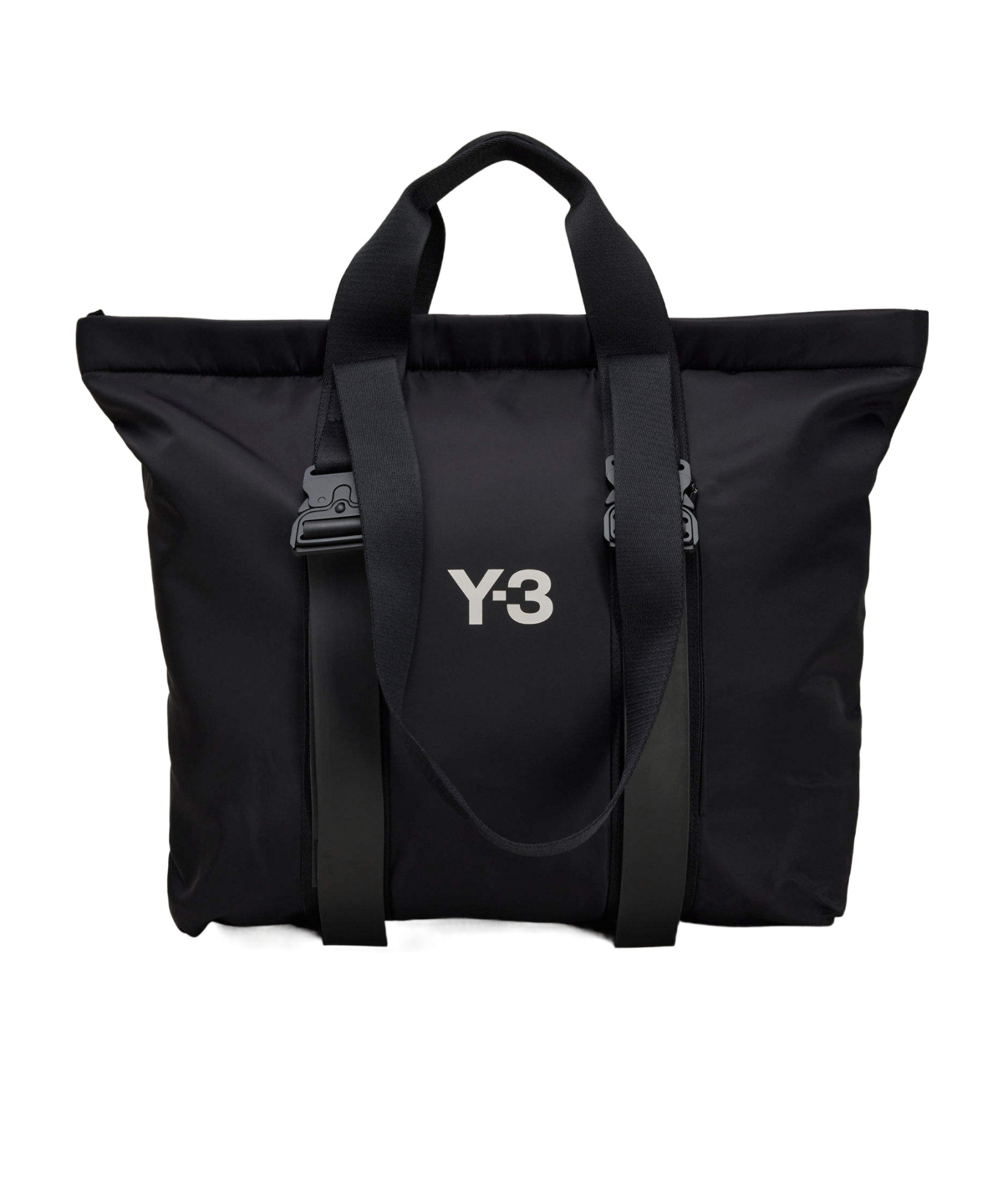Y-3 Zippered Shoulder Bag In Black