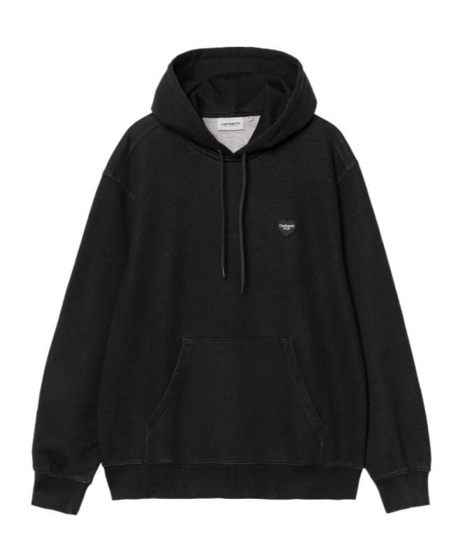 Carhartt Hooded Ingo Sweatshirt In Black