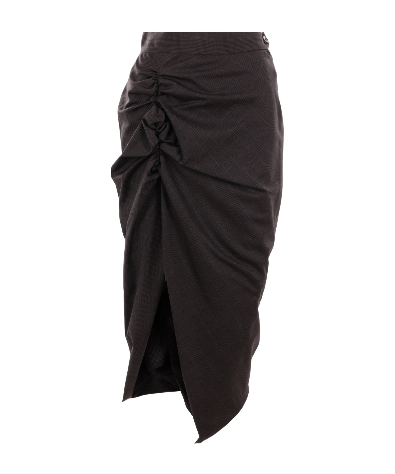Shop Vivienne Westwood Side Panther Skirt In Black