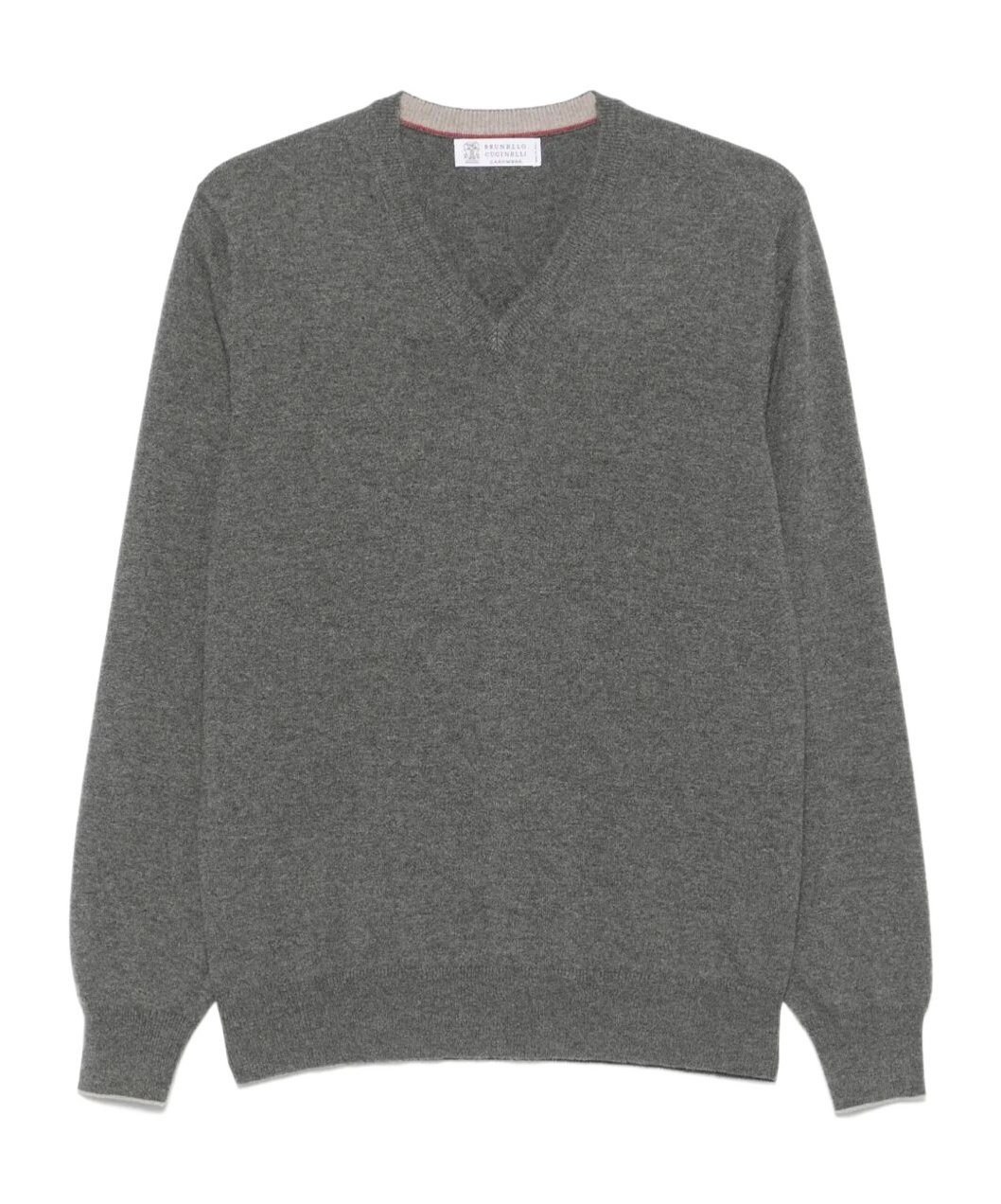 Brunello Cucinelli Cashmere Sweater In Gray