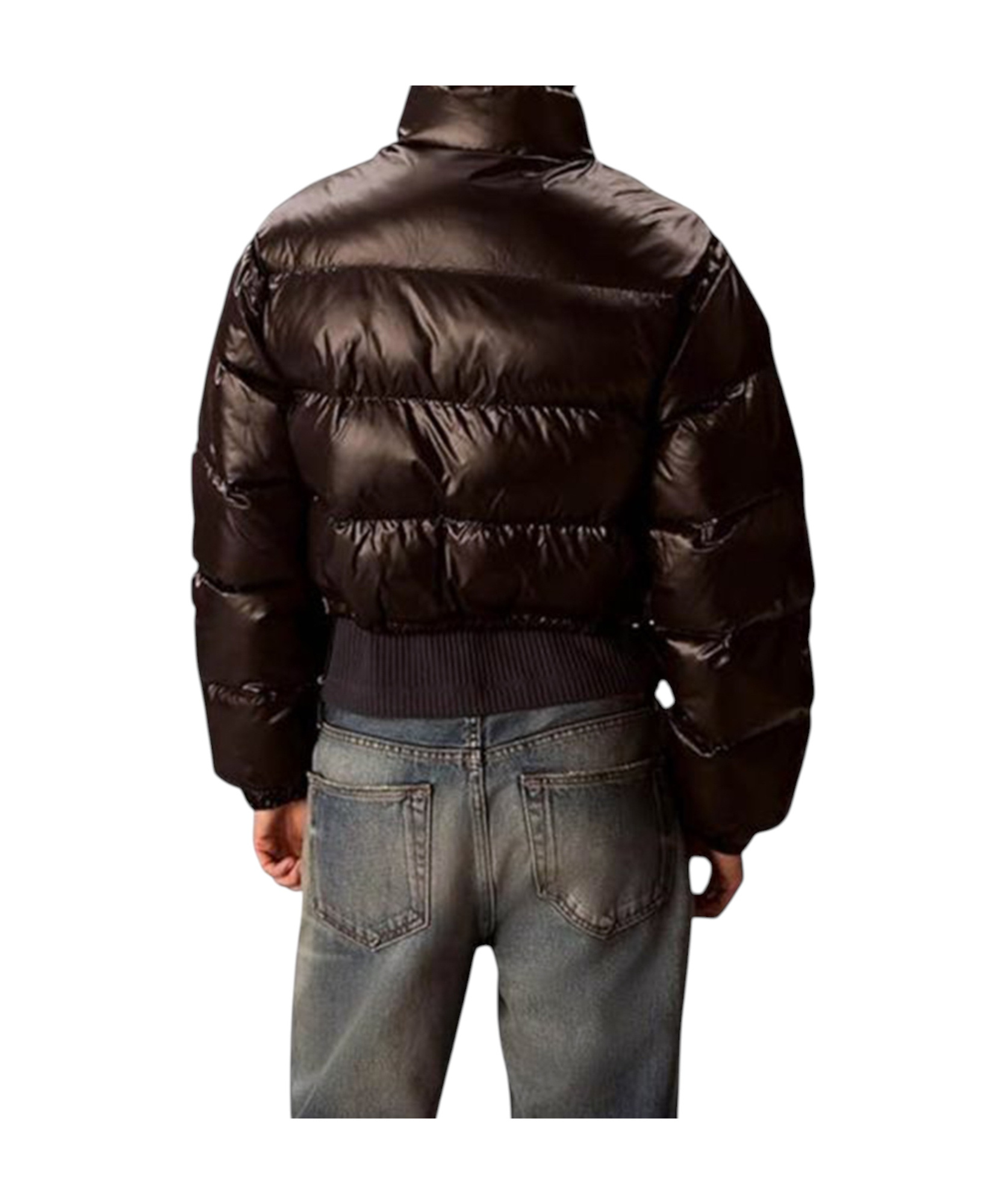 Calvin Klein Jeans Est.1978 Short Long-sleeved Cotton Jacket In Black