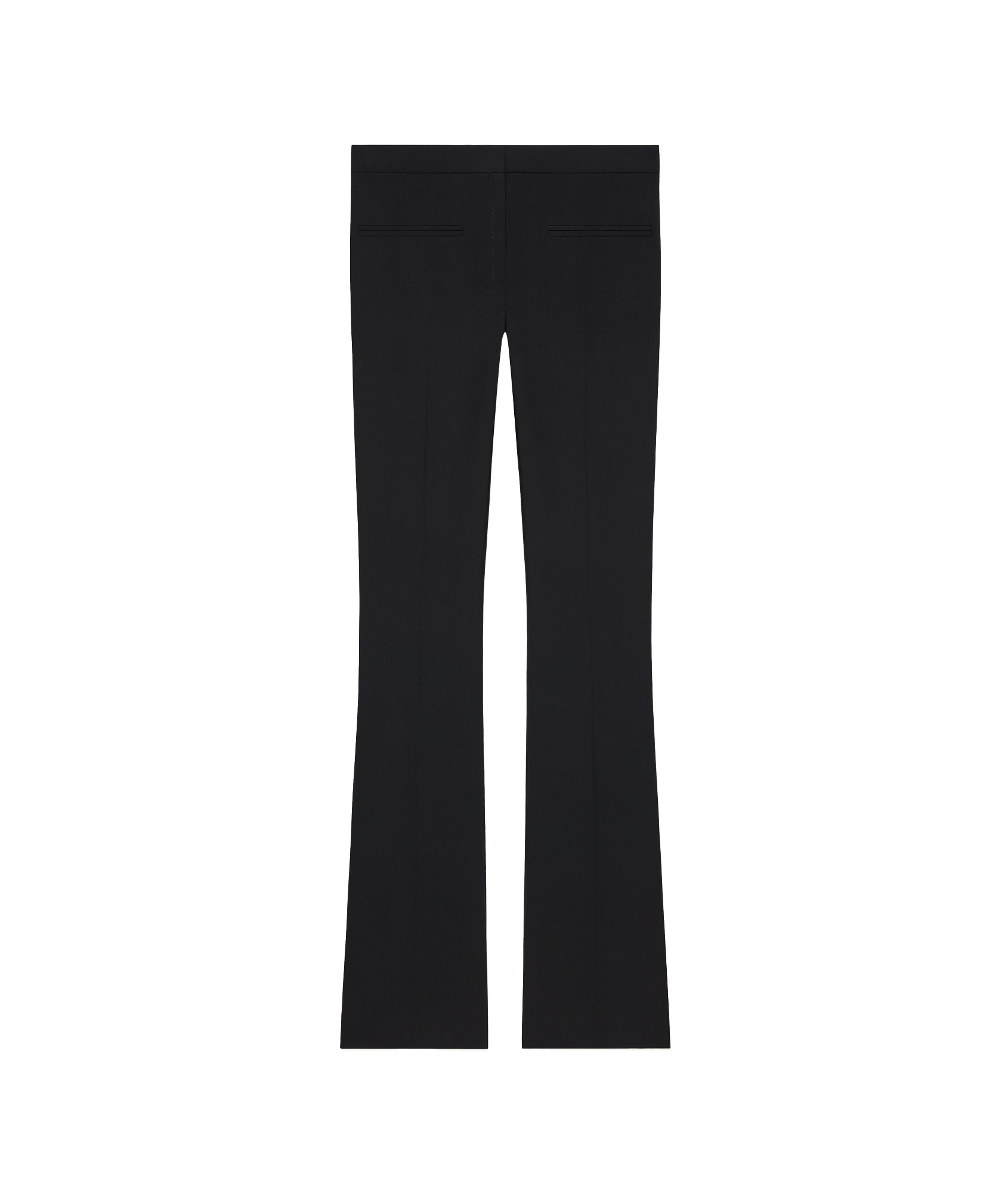 Courrèges Oblique Tailored Wool Blend Pants In Black