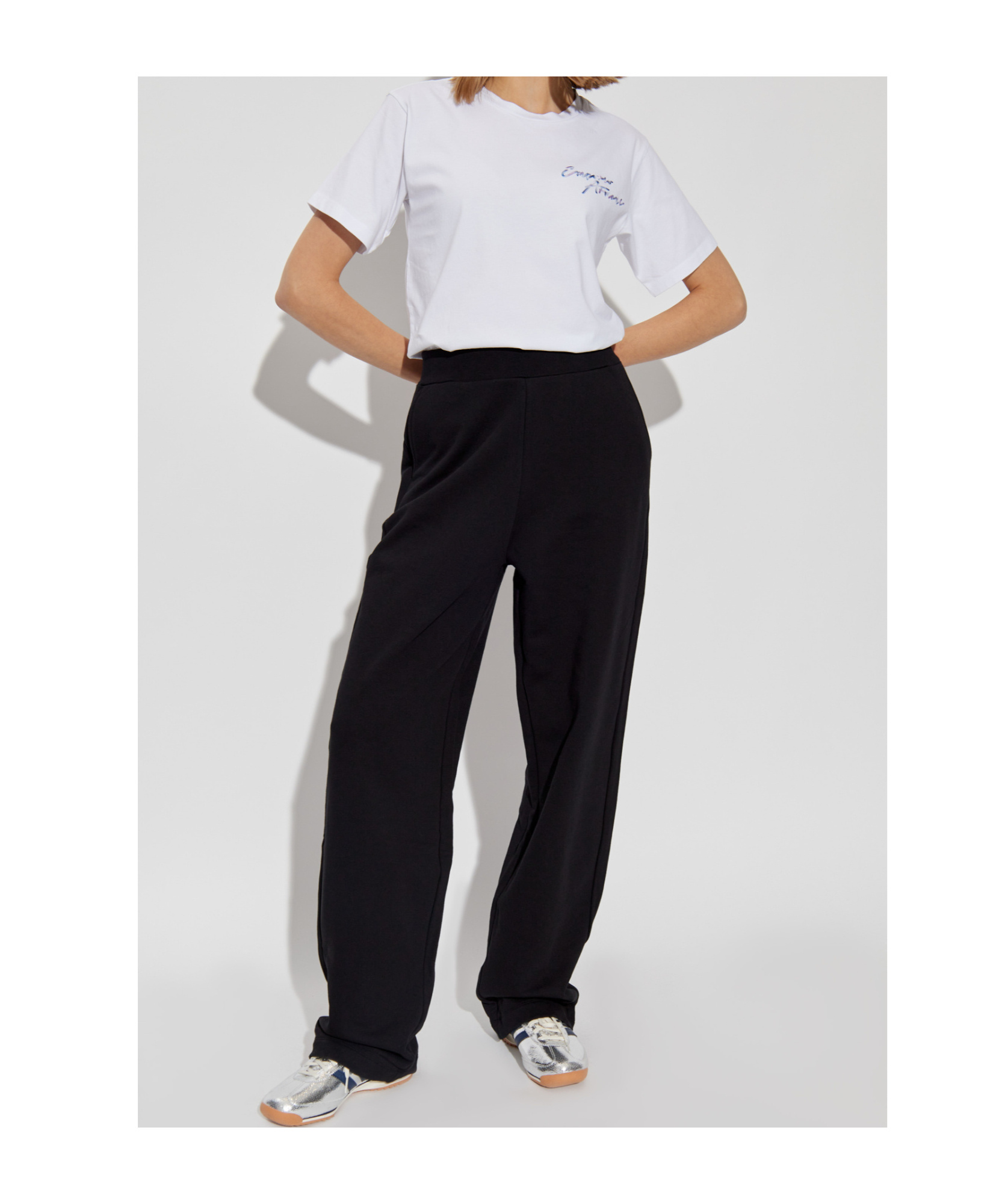 EMPORIO ARMANI LOGO-EMBROIDERED T-SHIRT
