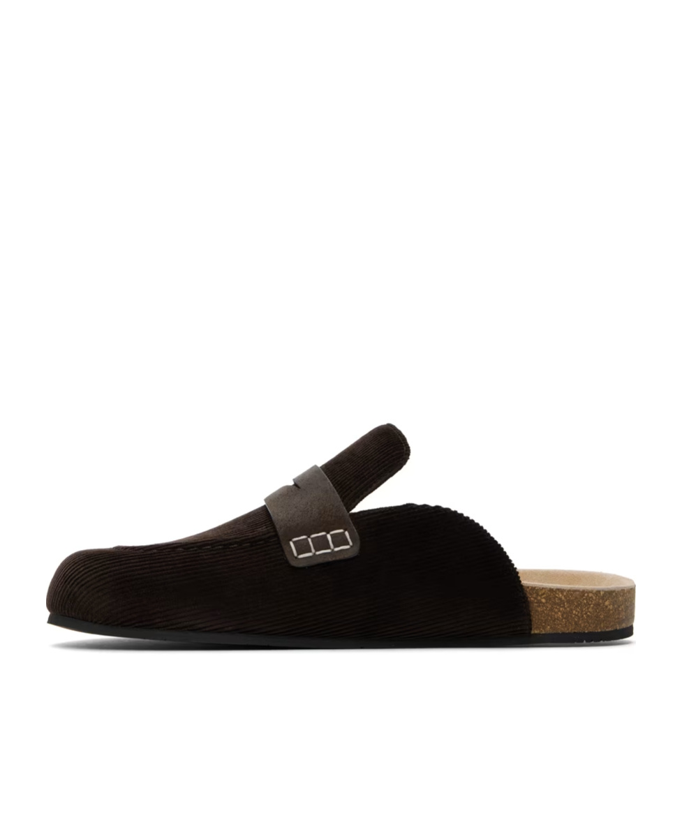 Jw Anderson Belt-detail Muller Shoes In Black