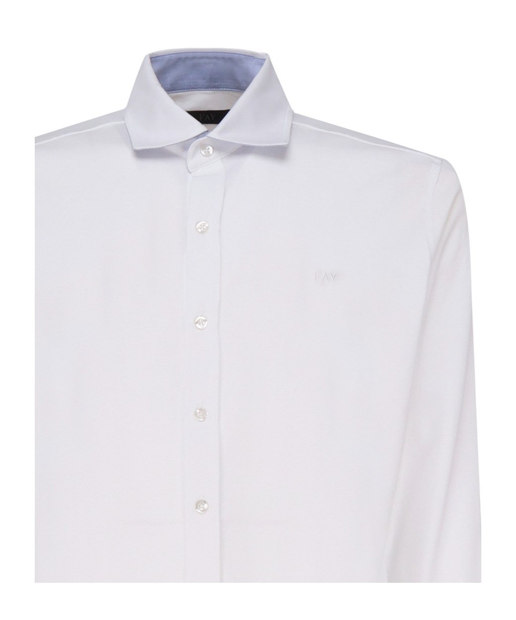 Fay Long-sleeved Shirt In White