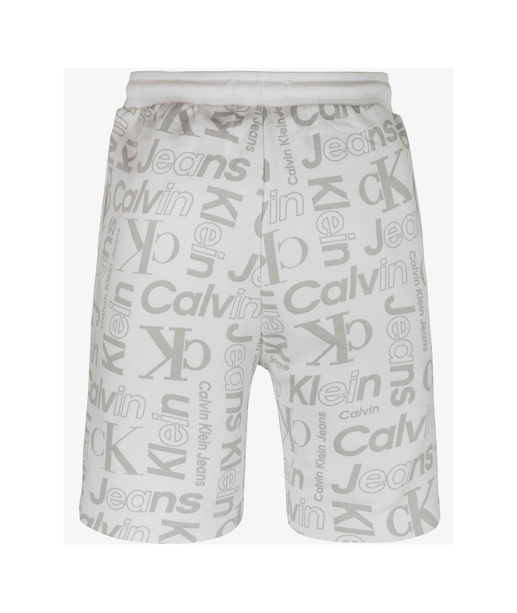 Calvin Klein Drawstring Shorts In White