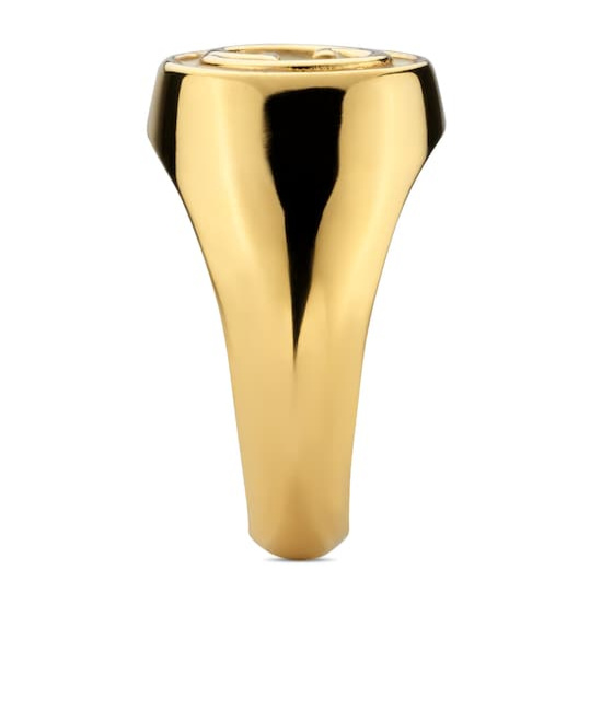 Gucci Blondie Enamel Ring In Yellow