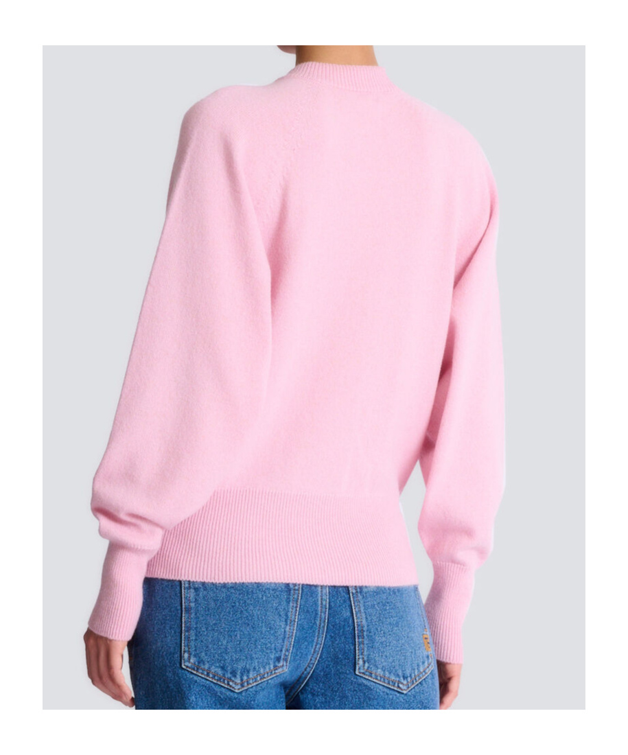 Balmain Buttoned Cardigan In Pink