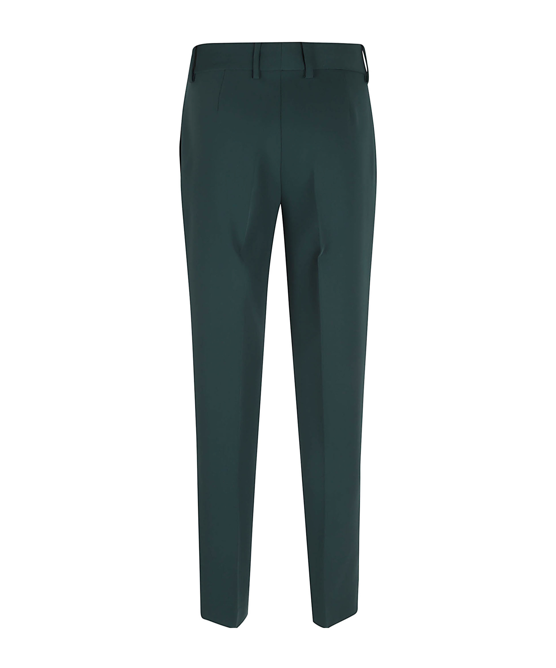 Ermanno Scervino Tailored Trousers With Pockets And Loops In Green
