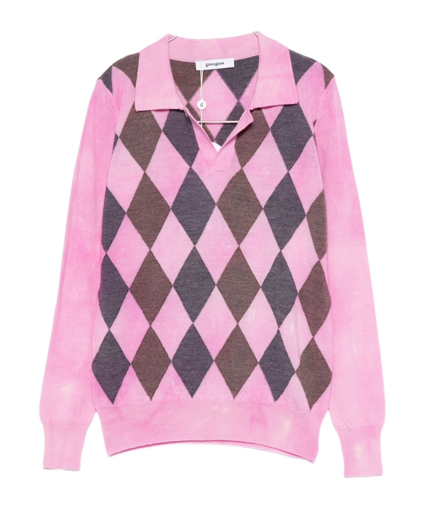 Gimaguas Rory Argyle-pattern Sweater In Pink