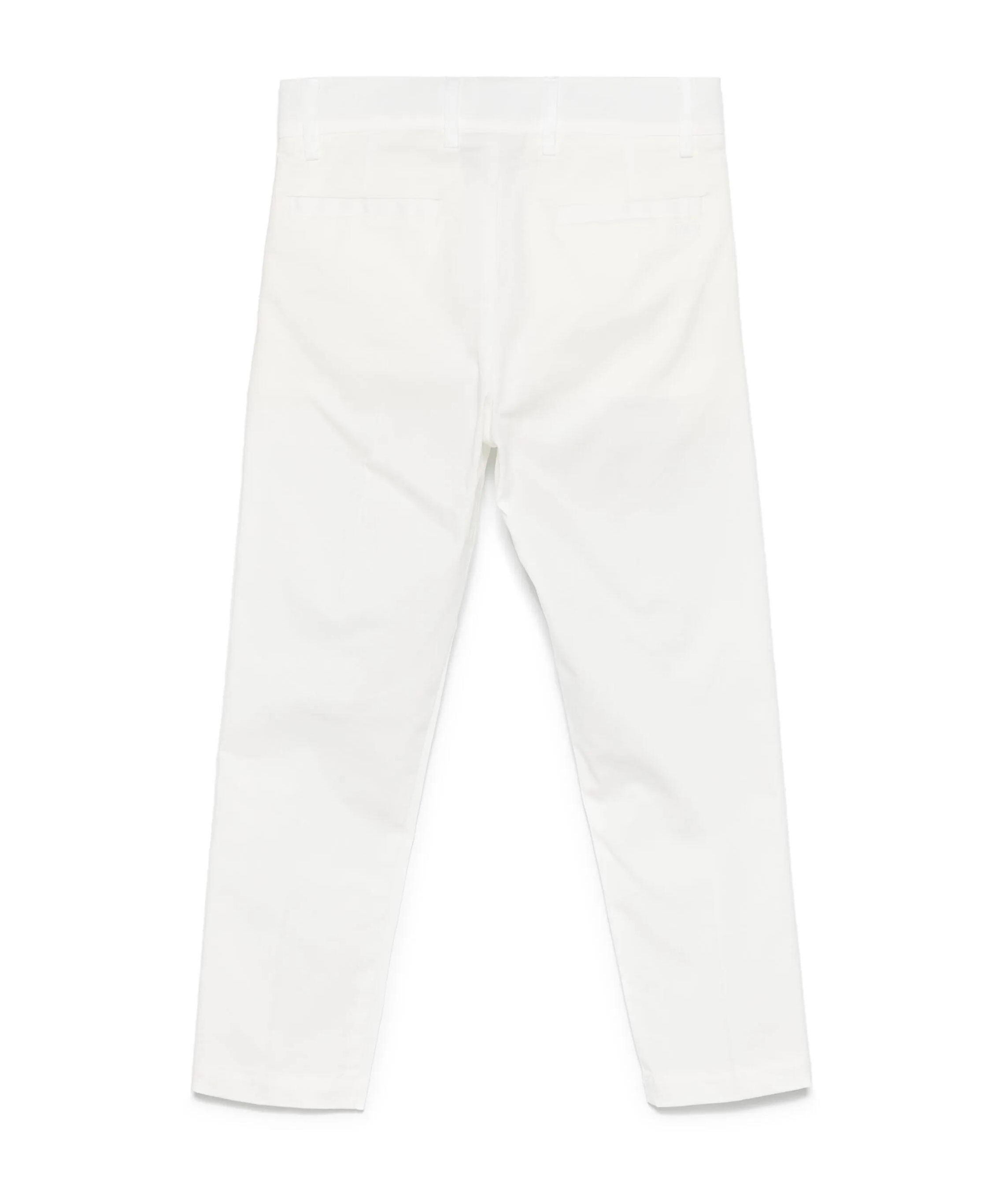 Fay Gabardine-weave Chinos In White