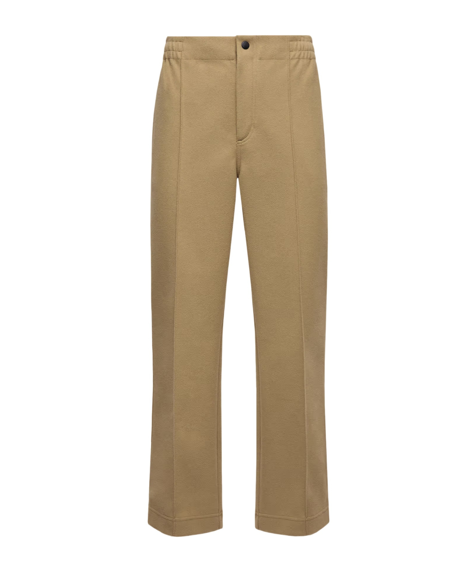 Moncler Embossed Logo Cotton Sweatpants In Neutral
