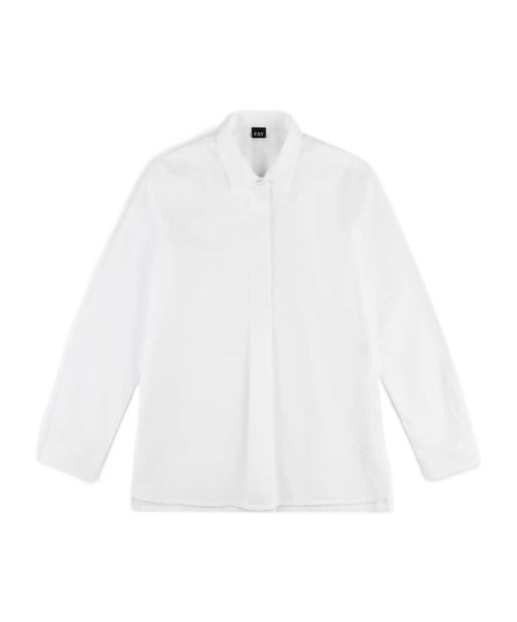 Fay Cotton Shirt In White