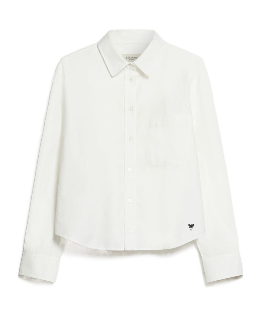 Weekend Max Mara Long-sleeved Shirt In White