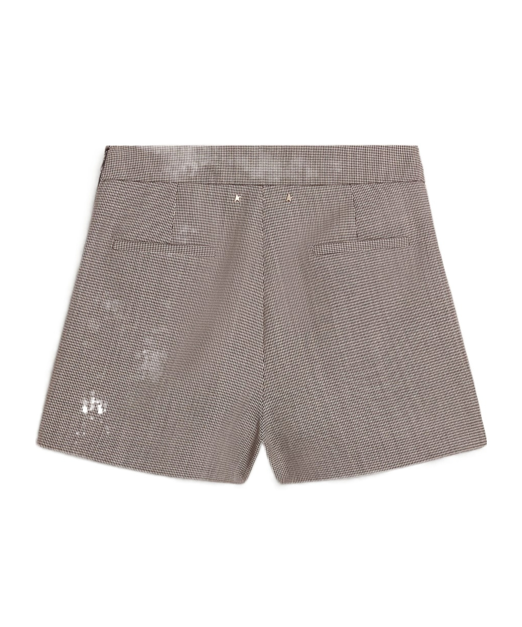 Golden Goose Zippered Shorts In Gray