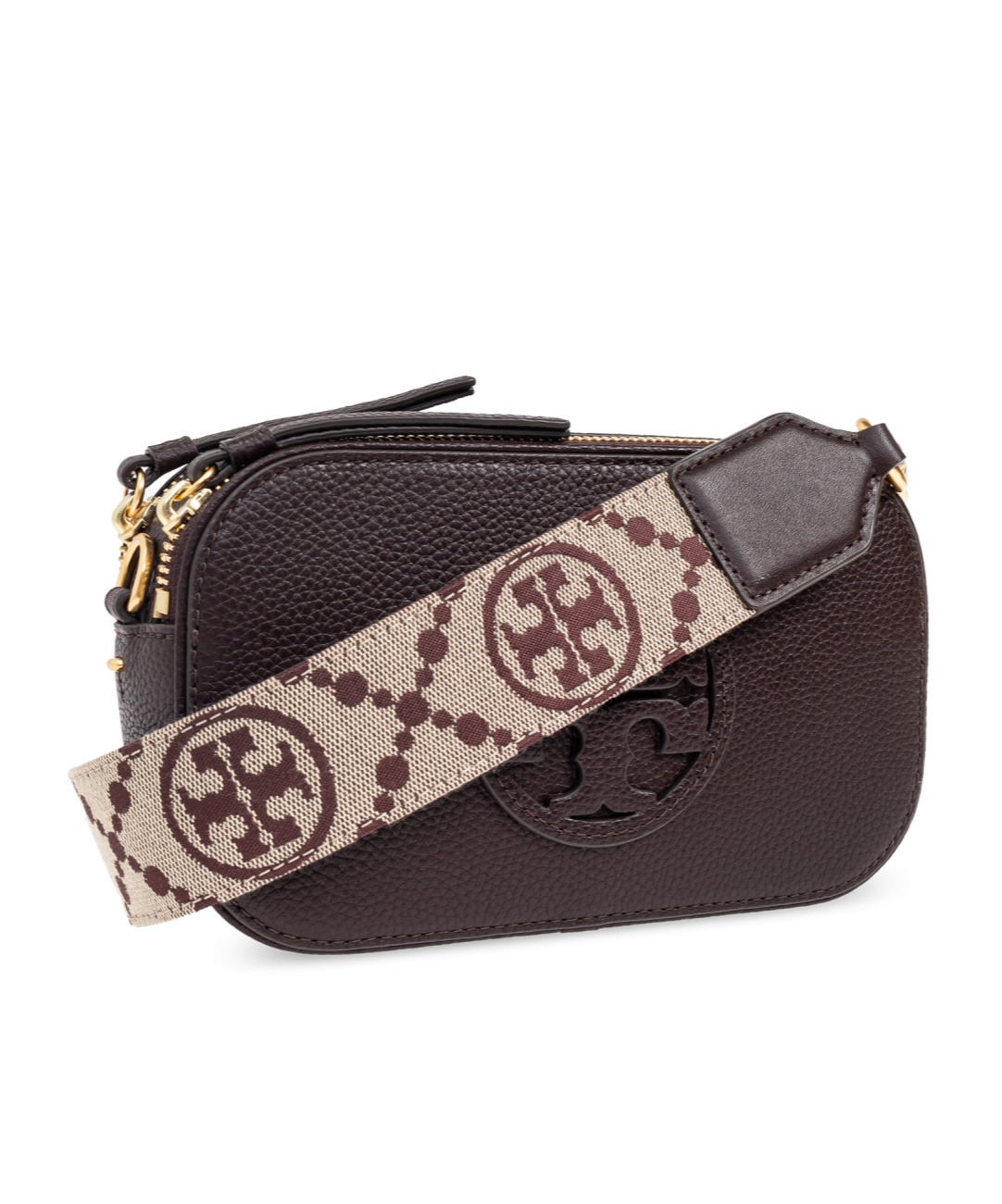 Tory Burch Mini Miller Cross Body Bag In Black