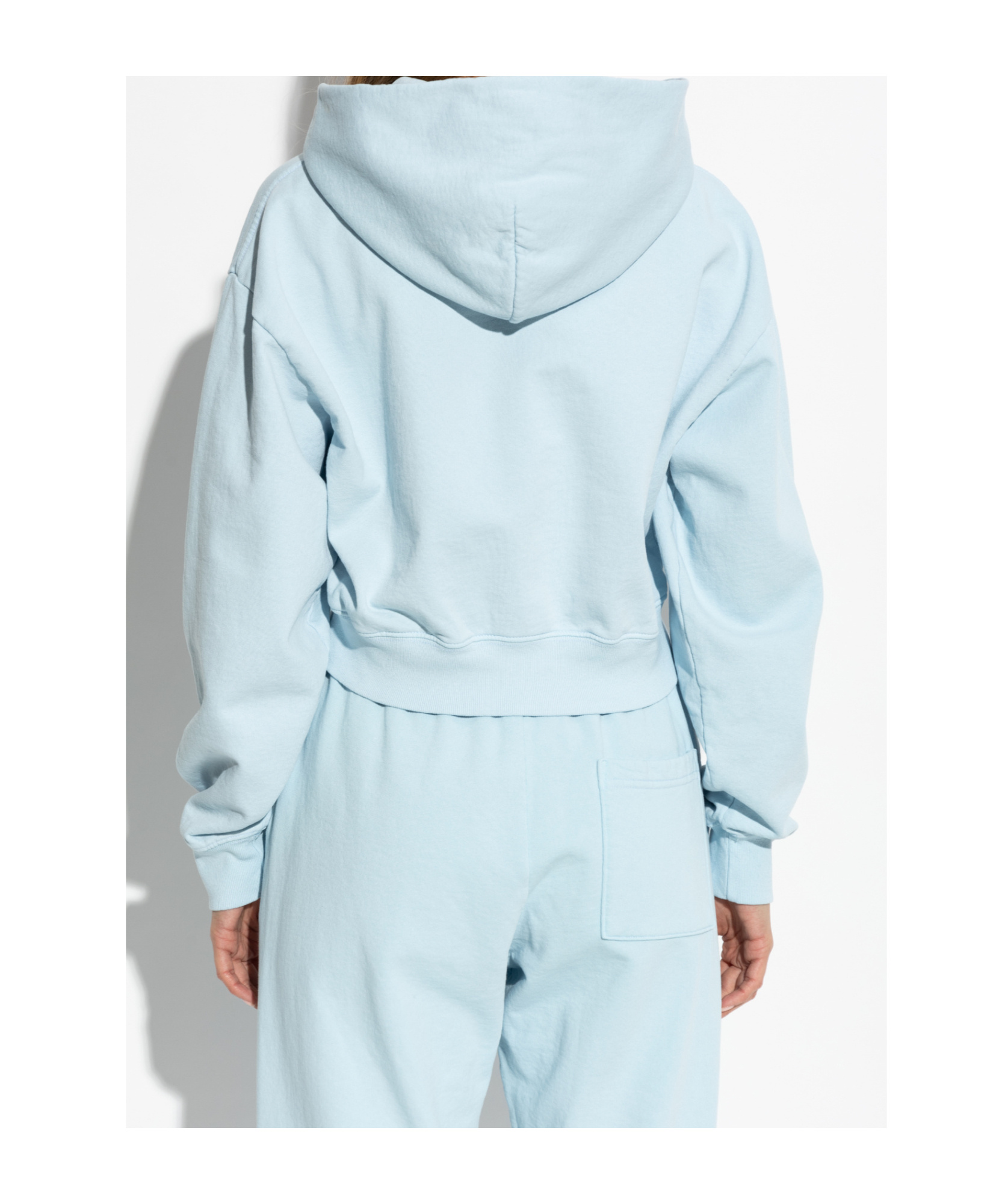 Sporty And Rich Long-sleeved Sweater In Blue