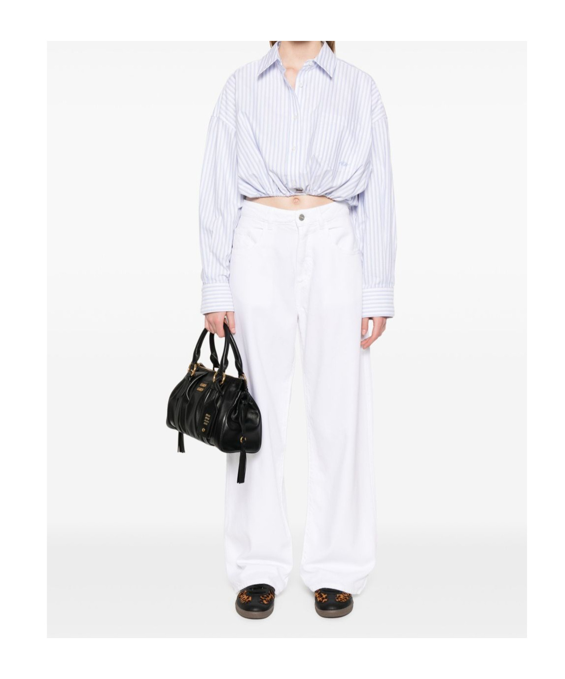 Icon Denim Straight Leg Jeans In White