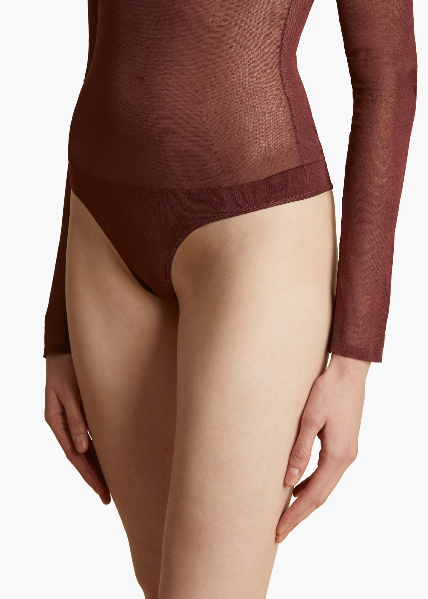 Shop Khaite Tallin Bodysuit In Red
