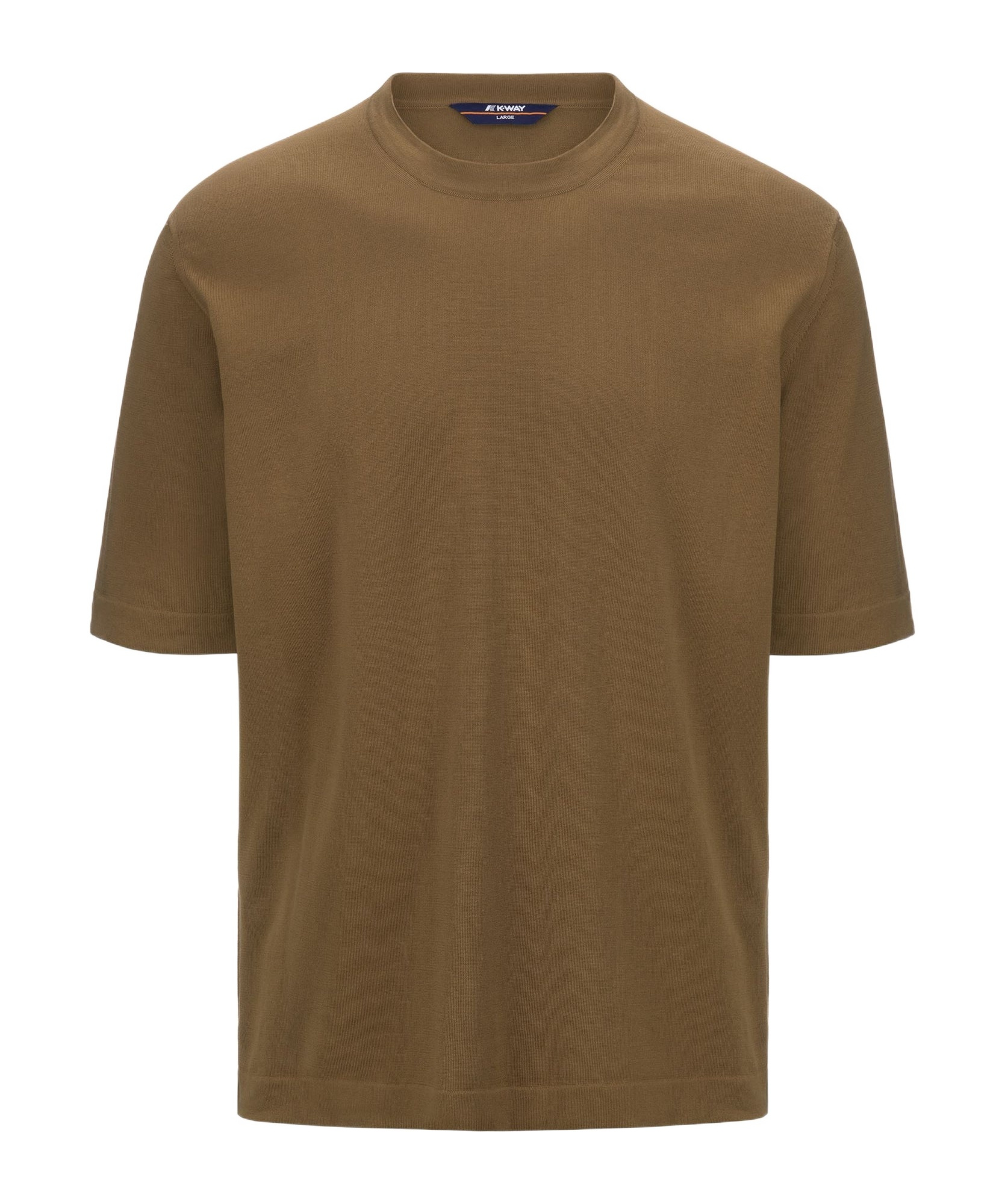 K-way T-shirt With Round Neck And Short Sleeves In Green