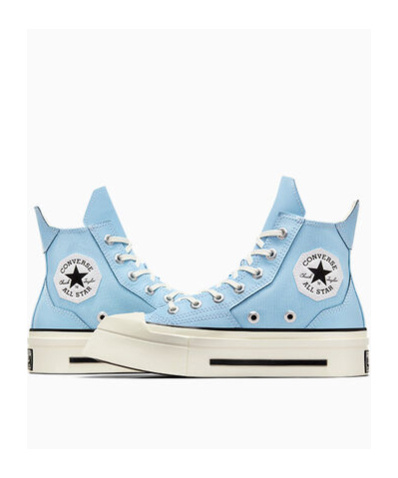 Converse Lace-up High-top Sneakers In Blue