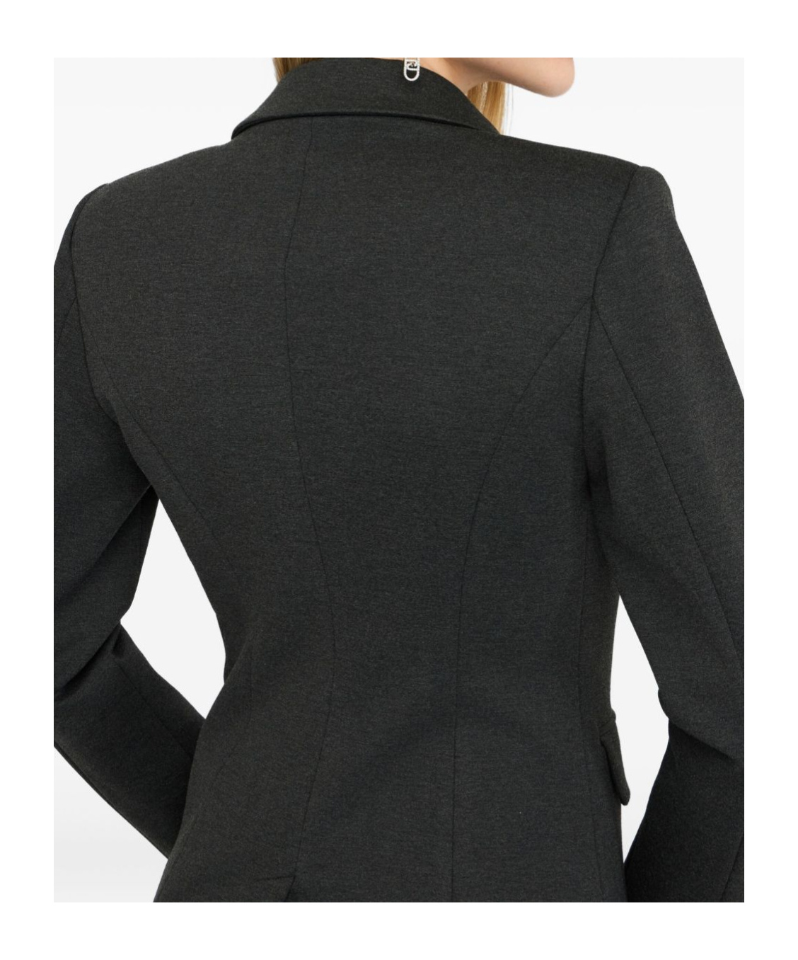 Liu •jo Blazer With Brooch Detail In Black