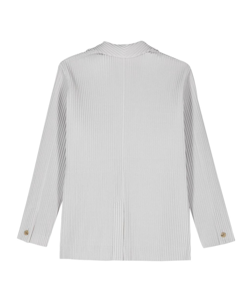 Shop Issey Miyake Plissé-effect Blazer In White