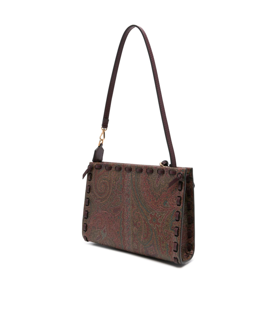 Etro Paisley-printed Zipped Clutch Bag In Multi